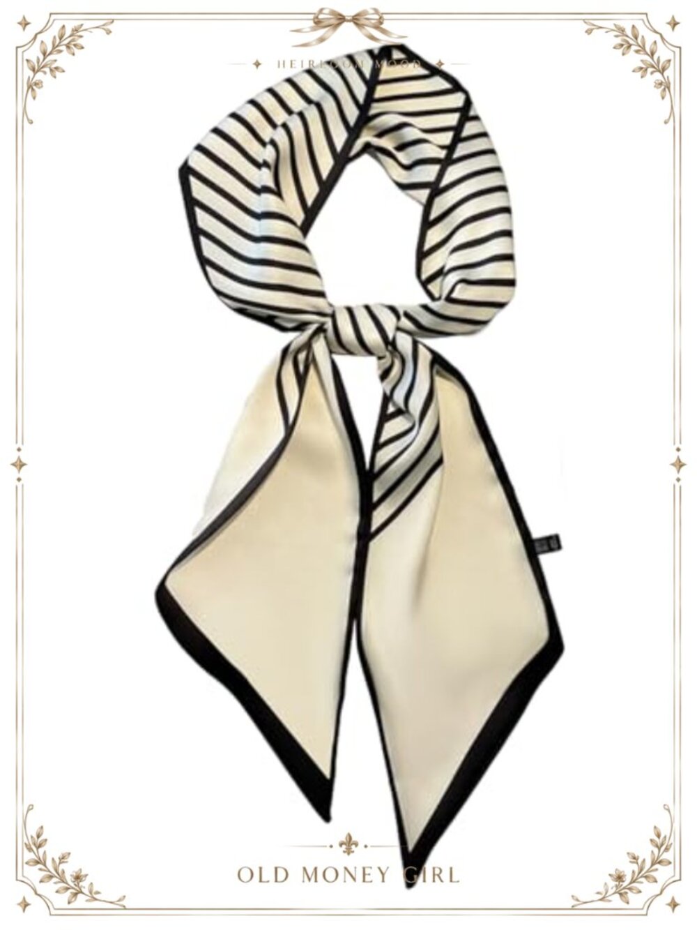 Silk Feeling Satin Hair Scarf Wrap Breathable Lightweight Neck Scarves for